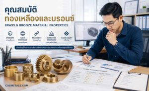 คุณสมบัติทองเหลืองและบรอนซ์ ความแข็งแรง ทนสึกหรอ ทนกัดกร่อน กลึงง่าย สำหรับบู๊ช เฟือง ใบพัดปั๊ม และงานหล่ออุตสาหกรรม