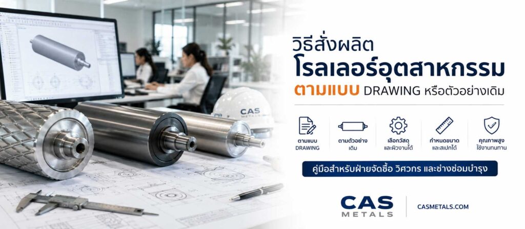 วิธีสั่งผลิตโรลเลอร์อุตสาหกรรมตามแบบ
