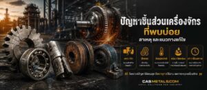 ปัญหาที่พบบ่อยในชิ้นส่วนเครื่องจักร