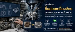 วิธีสั่งผลิตชิ้นส่วนเครื่องจักรตามแบบ