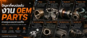 ปัญหาที่พบบ่อยในงาน OEM Parts