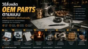 วิธีสั่งผลิตงาน OEM Partsตามแบบ