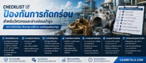 Checklist ป้องกันการกัดกร่อน