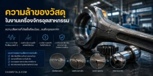 ความล้าของวัสดุคืออะไรในงานเครื่องจักรอุตสาหกรรม
