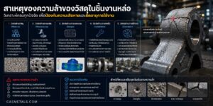 สาเหตุของความล้าของวัสดุในชิ้นงานหล่อ