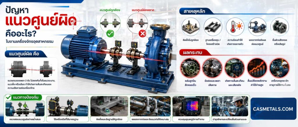 ปัญหาแนวศูนย์ผิดคืออะไรในงานเครื่องจักรอุตสาหกรรม 1 ปัญหาแนวศูนย์ผิดคืออะไรในงานเครื่องจักรอุตสาหกรรม