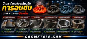 ปัญหาที่พบบ่อยเกี่ยวกับการอบชุบ