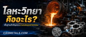 โลหะวิทยาคืออะไรในงานหล่ออุตสาหกรรม