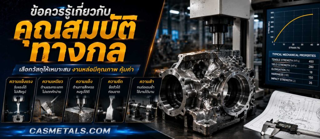 ข้อควรรู้เกี่ยวกับคุณสมบัติทางกล