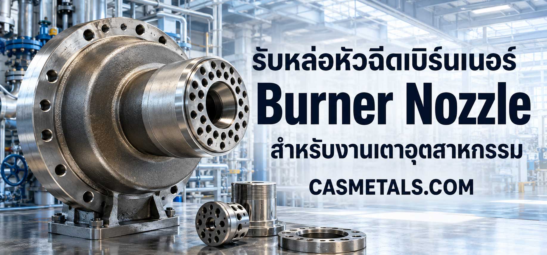 รับหล่อหัวฉีดเบิร์นเนอร์
