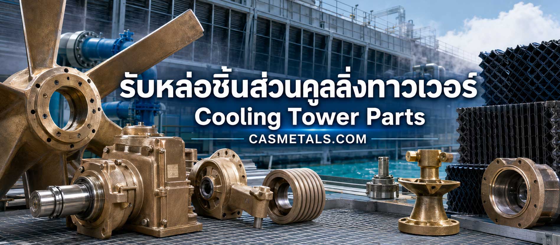 รับหล่อชิ้นส่วนคูลลิ่งทาวเวอร์