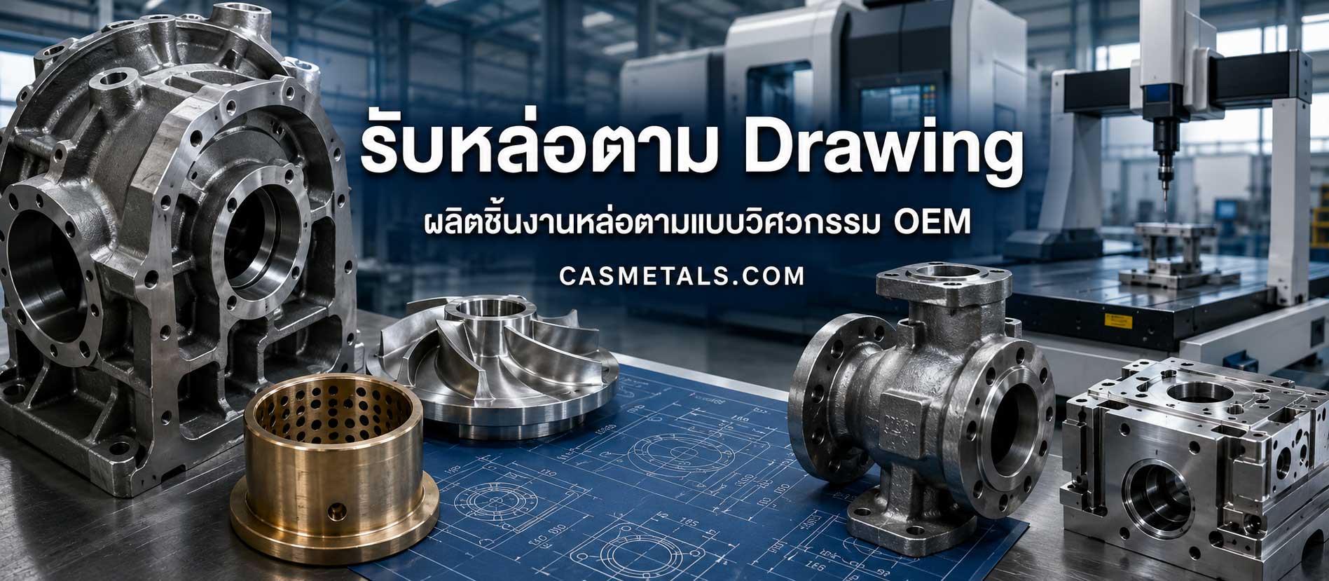 รับหล่อตาม Drawing