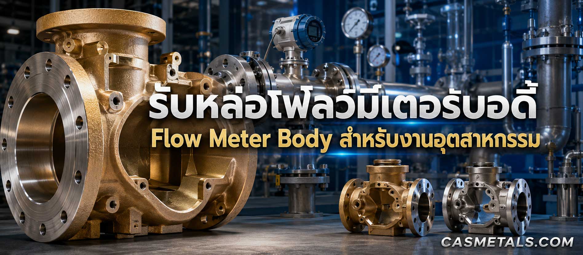 รับหล่อโฟลว์มิเตอร์บอดี้