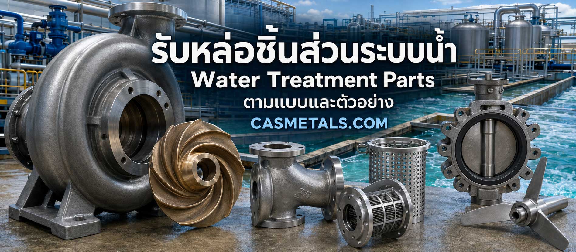 รับหล่อชิ้นส่วนระบบน้ำ