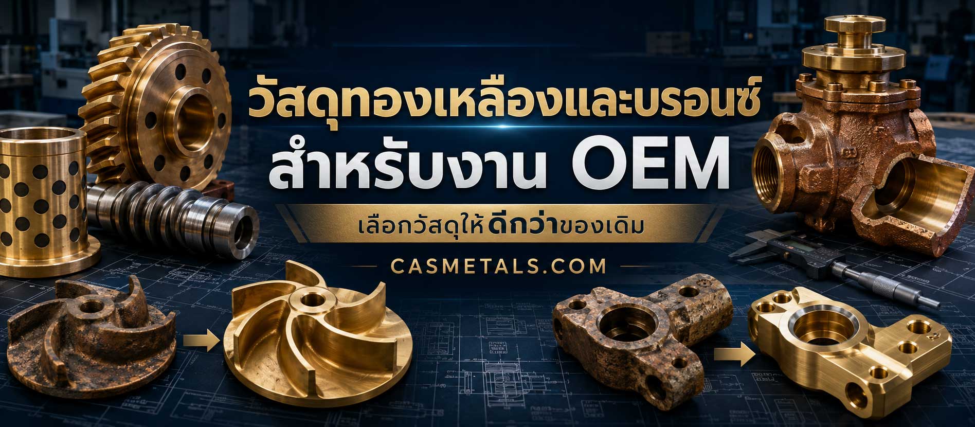 ทองเหลืองงาน OEM