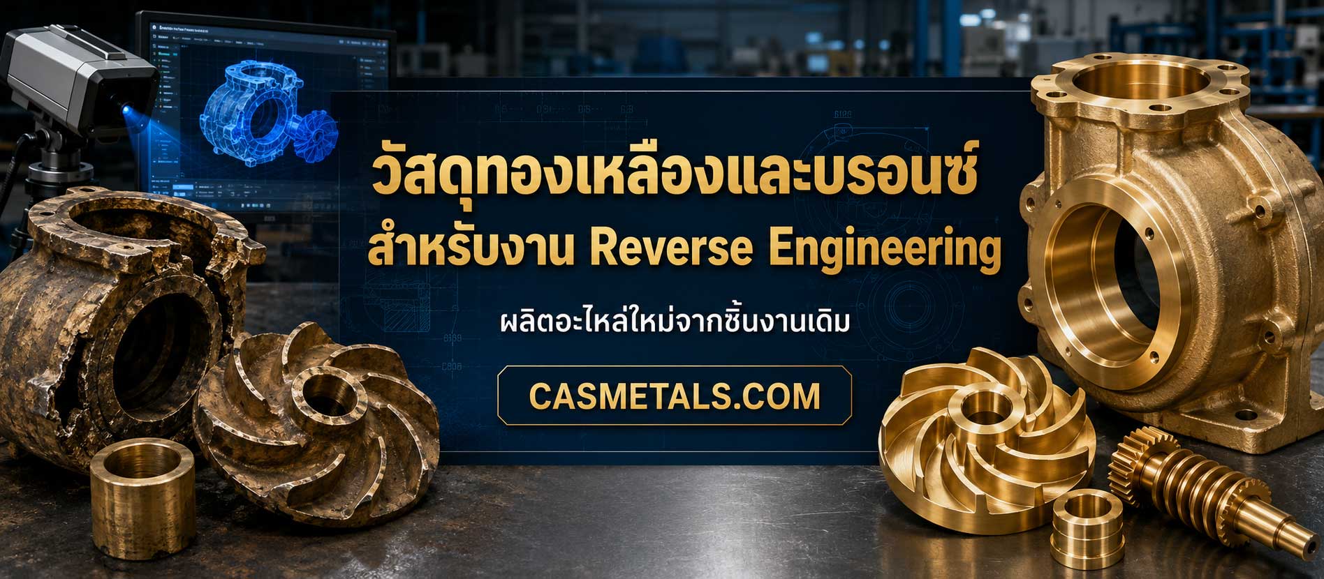 ทองเหลือง บรอนซ์ Reverse Engineering