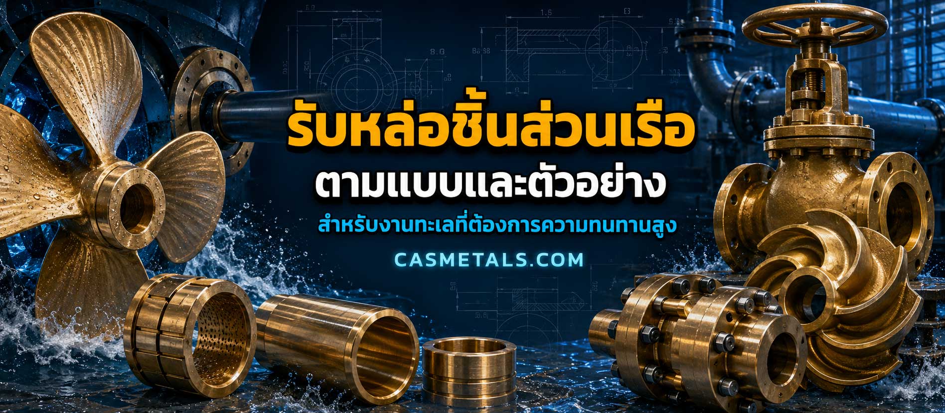 รับหล่อชิ้นส่วนเรือ