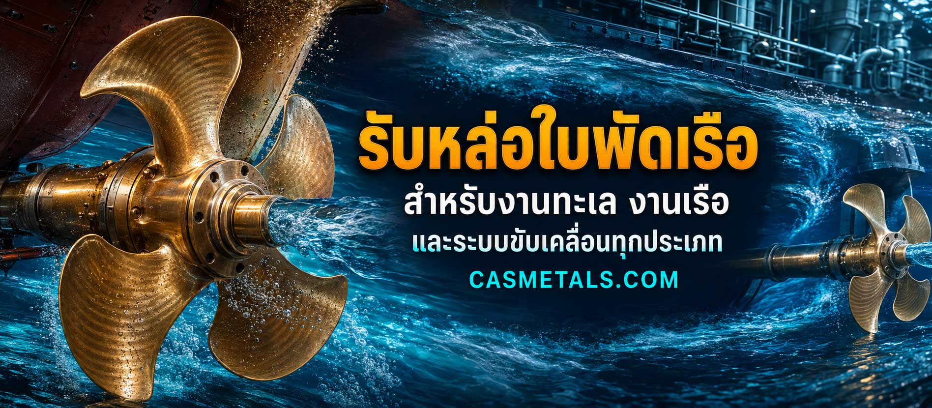 รับหล่อใบพัดเรือ