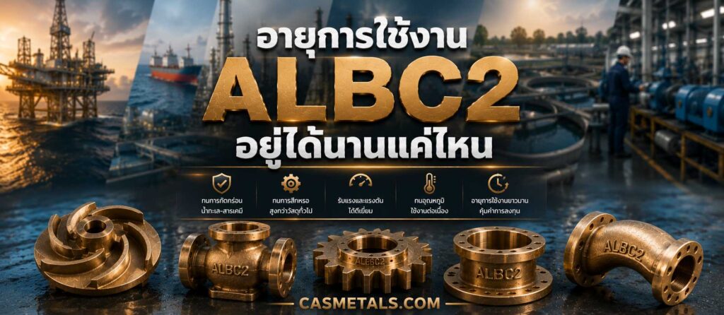 อายุการใช้งานของชิ้นงาน ALBC2