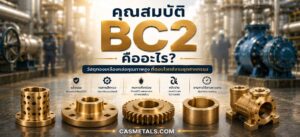 คุณสมบัติของทองเหลือง BC2