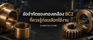 ข้อจำกัดของทองเหลือง BC2
