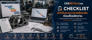 Checklist สำหรับระยะเวลาผลิต