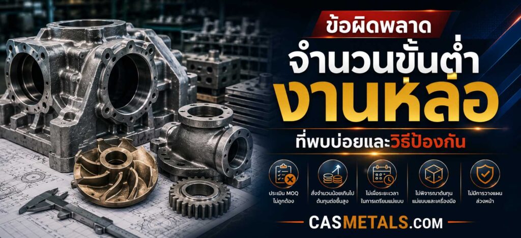 ข้อผิดพลาดจำนวนขั้นต่ำงานหล่อที่พบบ่อยและวิธีป้องกัน 1 ข้อผิดพลาดที่พบบ่อยในจำนวนขั้นต่ำ