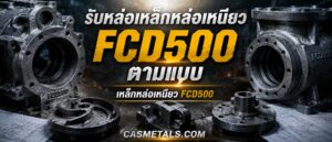 CAS P2 รับหล่อเหล็กหล่อเหนียว FCD500 ตามแบบ