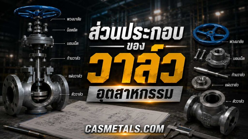 CAS P2 ส่วนประกอบของวาล์วอุตสาหกรรม Industrial Valve Components