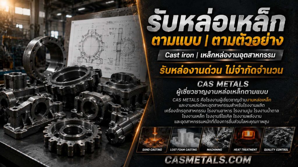 กลุ่มเหล็กหล่อ 1 CAS P2 เหล็กหล่อ