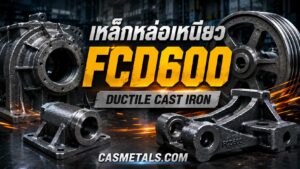 CAS P2 เหล็กหล่อเหนียว FCD600 Ductile Cast Iron