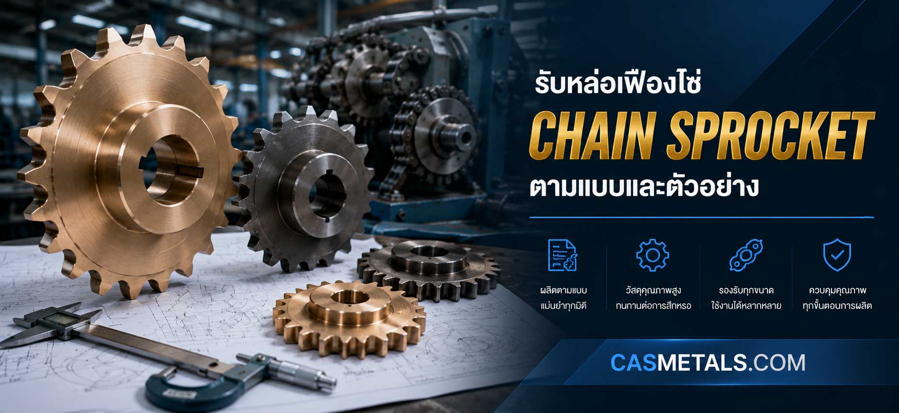 รับหล่อ Chain Sprocket